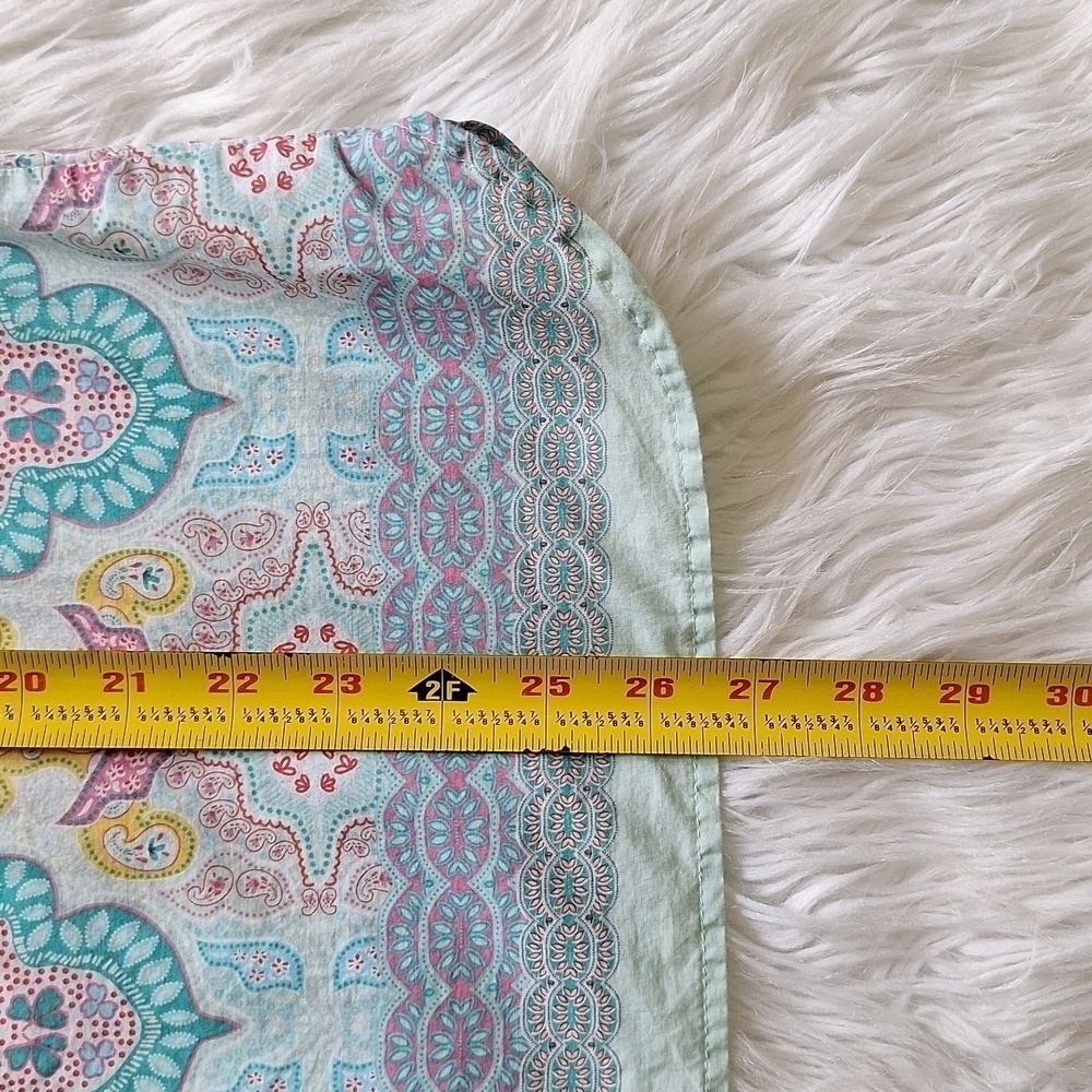 Talbots Moroccan Medallion Split Neck Tunic - Picture 13 of 14
